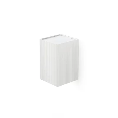 Квадратный настенный светильник с рифлением 1xGU10 LUNE 8X6.5X10 CM 3