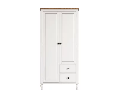 Шкаф двухстворчатый Одри с двумя ящиками 80X55X170 CM 6