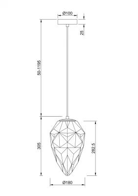 Подвесной светильник Globo 180X1500 CM 3