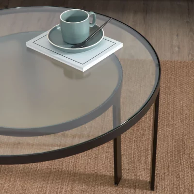 Комплект из двух столиков Oni 50X50X33 / 70X70X43 CM 4