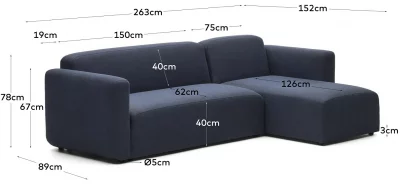 Модульный диван Neom 263X152X78 CM 4