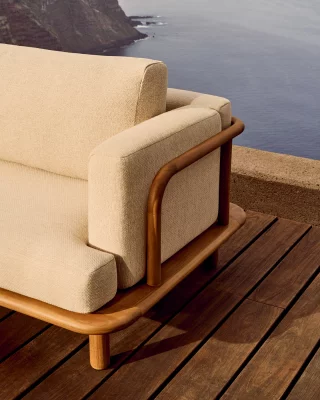 Диван с каркасом из тика Turqueta 230X100X74 CM 7