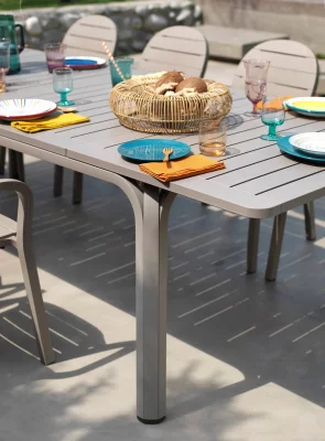 Стол пластиковый раздвижной Alloro 210-280X100X73 CM 8