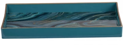 Набор из двух декоративных подносов Justina 48X36X5 / 46X30X5 CM 6