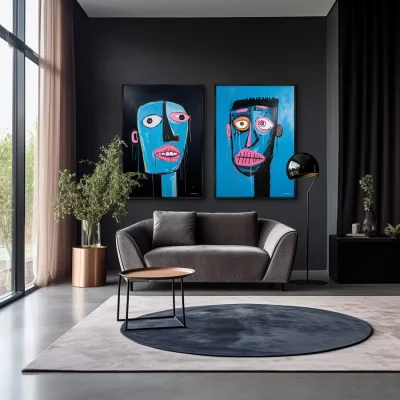 Набор из двух постеров на холсте Wazzup 75X105 / 75X105 CM 4