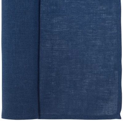 Дорожка на стол из стираного льна Essential 45X150 CM синего цвета 3