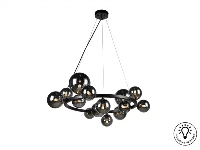 Люстра Astros 14L черная 82X82X30 CM 9