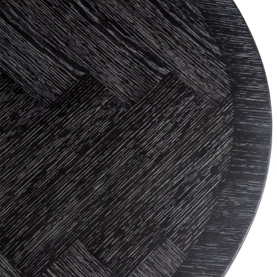 Обеденный стол с дубовым шпоном Melchior Oval 200X120X76 CM угольного цвета 6