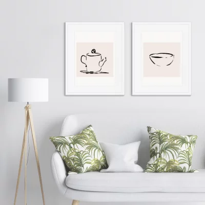 Набор из двух постеров Tea ceremony 42X52 / 42X52 CM 4
