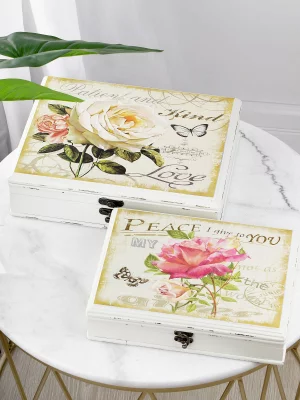 Набор из двух шкатулок Fachtna 36X26X9 / 29X23X7 CM 5