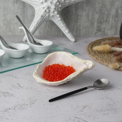Блюдо для подачи Frutti di Mare 12X8X4 CM Gray Shell 5