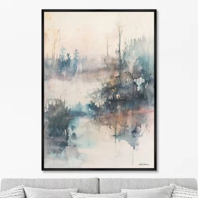 Постер на холсте Morning over the Forest 75X105 CM 6