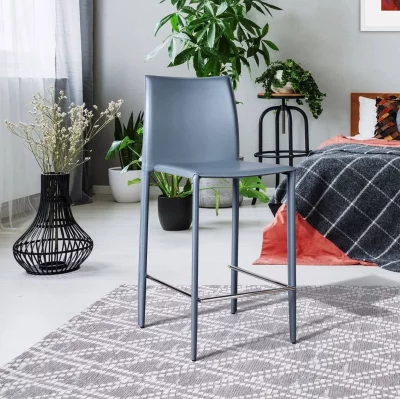 Стул полубарный Rolf 45X49X99 CM антрацит 7