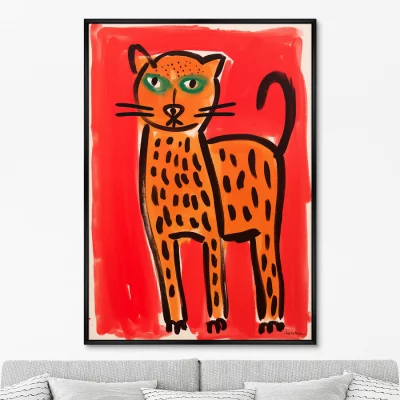Постер на холсте Wild Cats 75X105 CM 6