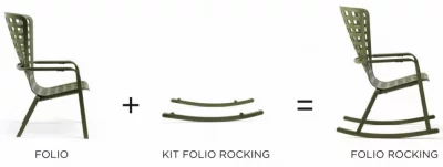 Комплект полозьев для кресла-качалки Kit Folio Rocking 4