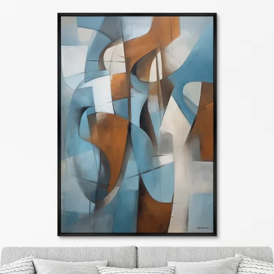 Постер на холсте Laberinto de color 75X105 CM 6