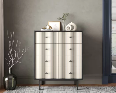 Комод на восемь ящиков Emerson 90X45X110 CM 4