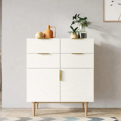 Комод Line 90X60X105 CM beige 4