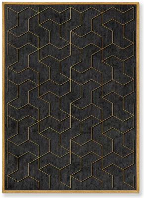Диптих на холсте The Line ornament 75X105 / 75X105 CM 3