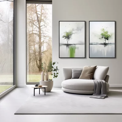 Набор из двух постеров на холсте Landscape Collection 75X105 / 75X105 CM 4
