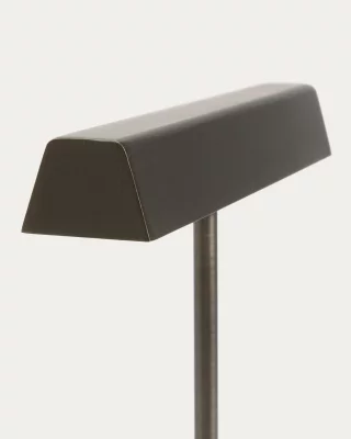Настольная лампа Lynor из матового металла с основанием из черного мрамора 30X8X32.5 CM 3