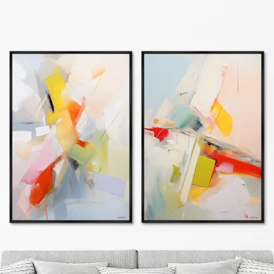 Набор из двух постеров на холсте Summer Day 75X105 / 75X105 CM 8