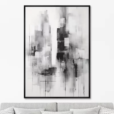 Постер на холсте Evening in the city 75X105 CM 6