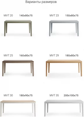 Обеденный стол Mavis 140X80X75 CM 6