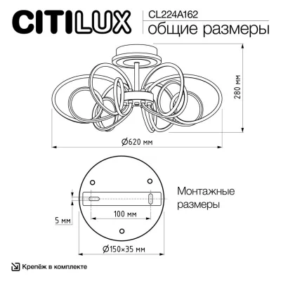 Потолочный светодиодный светильник Salma Smart 13