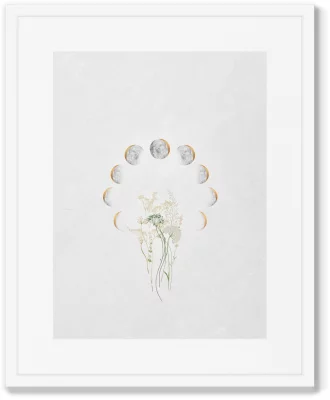 Набор двух постеров Lunar composition 42X52 / 42X52 CM 3