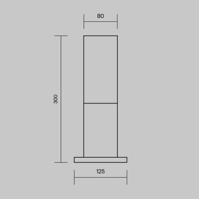 Ландшафтный светильник Willis 8X8X30 CM 5