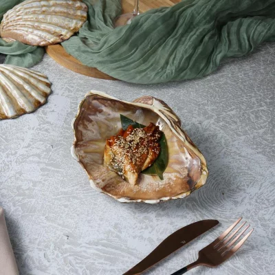 Тарелка Frutti di Mare 20X15 CM Pearl Shell 3