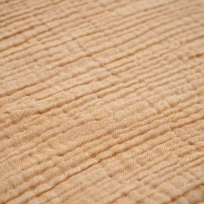 Покрывало из многослойного муслина Essential 180X250 CM цвета охры 4