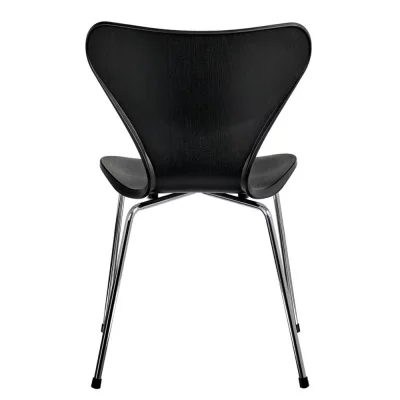 Комплект из 2-х стульев Seven Style чёрный с хромированными ножками 48X53X80 CM 5