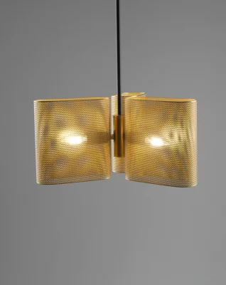 Подвесная люстра Metalicana 40X40X78 CM 4