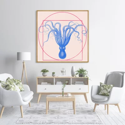 Постер на холсте Cycle of life 105X105 CM 3