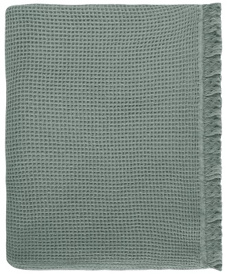 Покрывало вафельное Essential 180X250 CM цвета шалфея 8