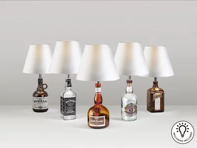 Настольная лампа Liquor Dessert Kit белый абажур 22X22X21 CM 11