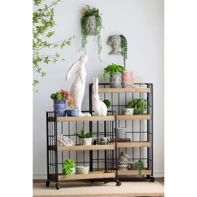 Настенное кашпо с лицом девушки 20X10X23 CM 4