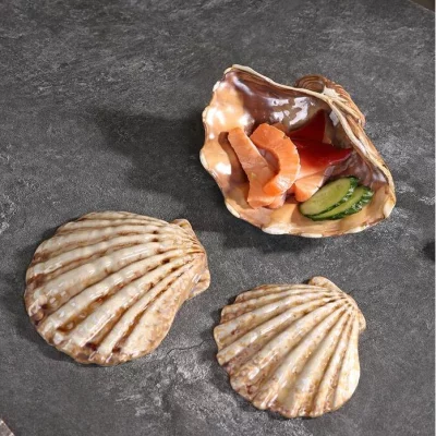 Тарелка Frutti di Mare 20X15 CM Pearl Shell 6