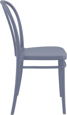 Стул пластиковый Victor 42X55X58 CM серый 5