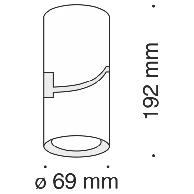 Потолочный светильник Tube 69X69X192 CM 4