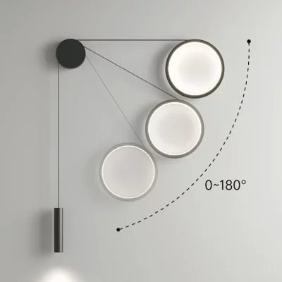 Декоративный настенный светильник Hook 52X4X90 CM 7
