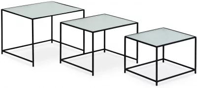 Комплект из трёх столиков Kondo 53X45X40 / 48X40X35 / 42X35X30 CM 3