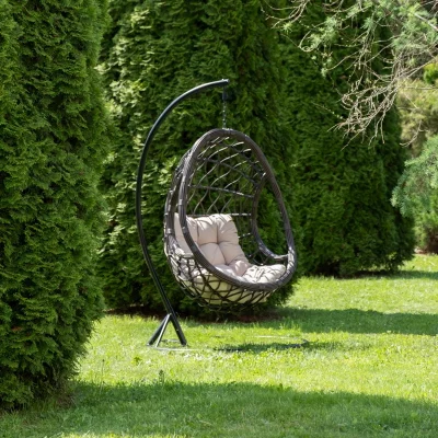 Подвесное кресло-кокон Венеция 120X120X202 CM 5