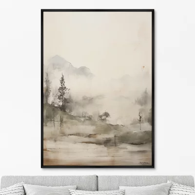 Постер на холсте Mountain Mist 75X105 CM 6