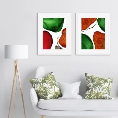Набор из двух постеров Forms and colors 42X52 / 42X52 CM 4