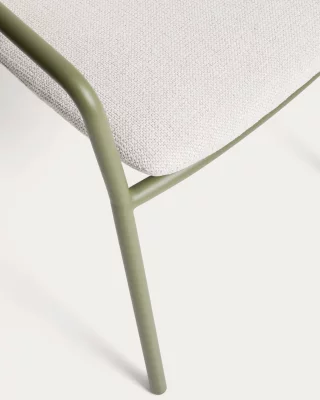 Садовый штабелируемый стул Linosa с бежевой подушкой 56X61X80 CM 4