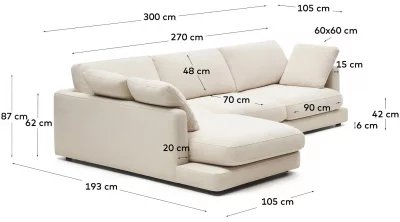 Диван Gala 300X193X87 CM 8
