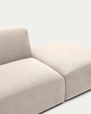 Двухместный модульный диван Neom с модулем спинки, бежевый 244X89X78 CM 4